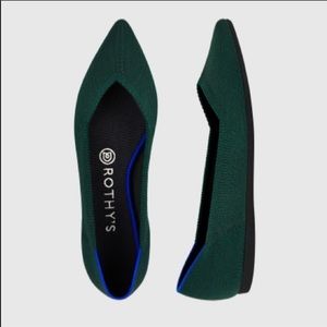 Rothys emerald green size 7.5
